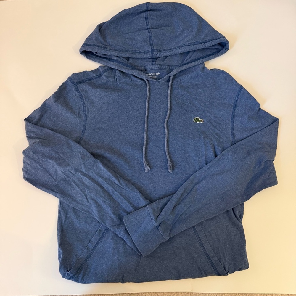 Lacoste Men's Blue Hoodie Shirt